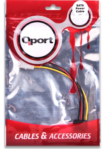 QPort Q-SP7 SATA Güç Power Kablosu