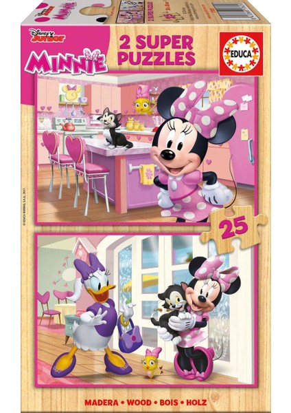Minnie Happy Helpers X 25 Parça Ahşap