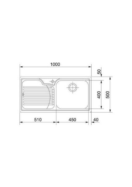 GAX 611 Evye Inox Sağ