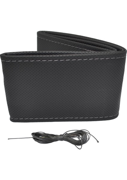 Delikli Desenli Deri Sarmalı Dikme Direksiyon Kılıfı DK203