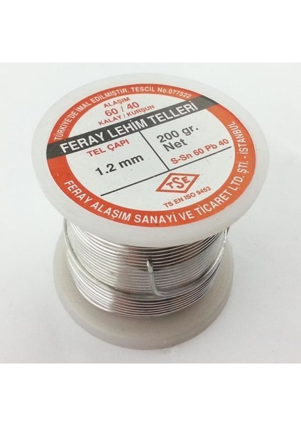 Lehim Teli 200Gr 1,2Mm 60/40