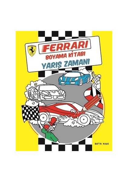 Ferrari Boyama Kitabı: Yarış Zamanı
