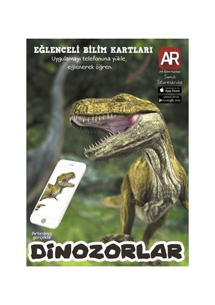 AR Bilim Kartları - Artırılmış Gerçeklik Dinazor Kartları