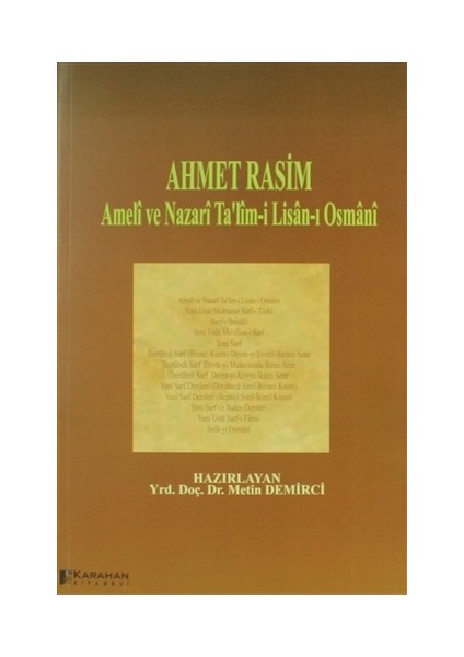Ahmet Rasim - Ameli ve Nazari Ta'lim-i Lisan-ı Osmani