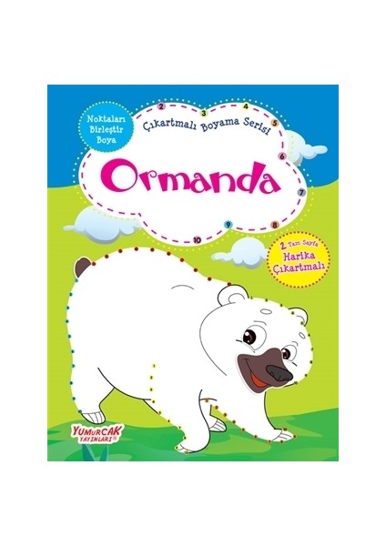 Ormanda - Çıkartmalı Boyama Serisi