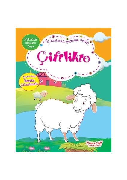 Çiftlikte - Çıkartmalı Boyama Serisi