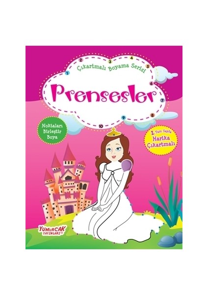 Prensesler - Çıkartmalı Boyama Serisi