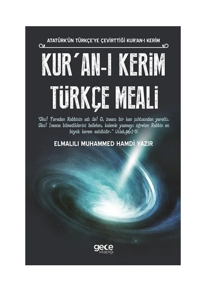 Kur'an-ı Kerim Türkçe Meali