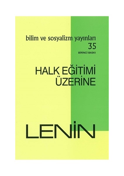 Halk Eğitimi Üzerine