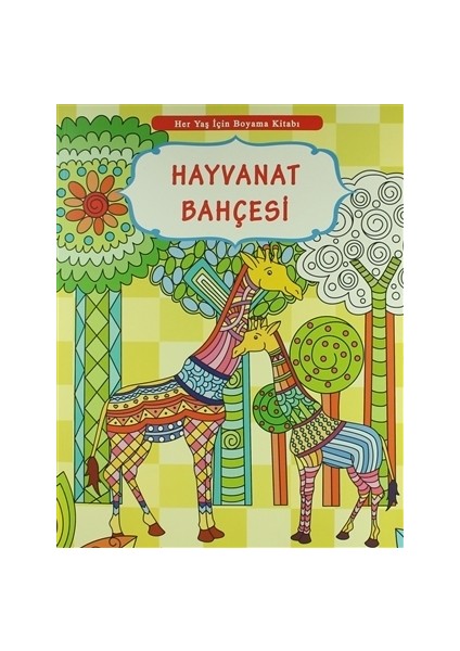 Her Yaş İçin Boyama Kitabı - Hayvanat Bahçesi