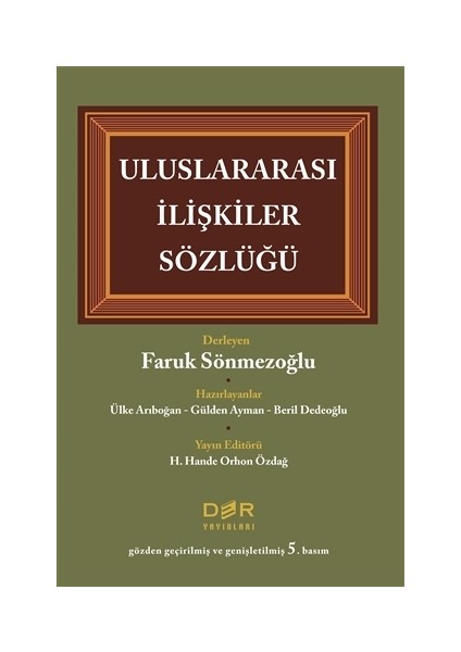 Uluslararası İlişkiler Sözlüğü