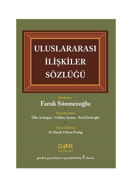 Uluslararası İlişkiler Sözlüğü