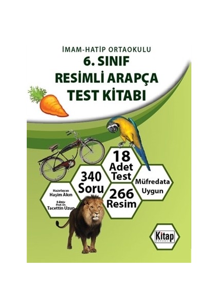 6. Sınıf Resimli Arapça Test Kitabı