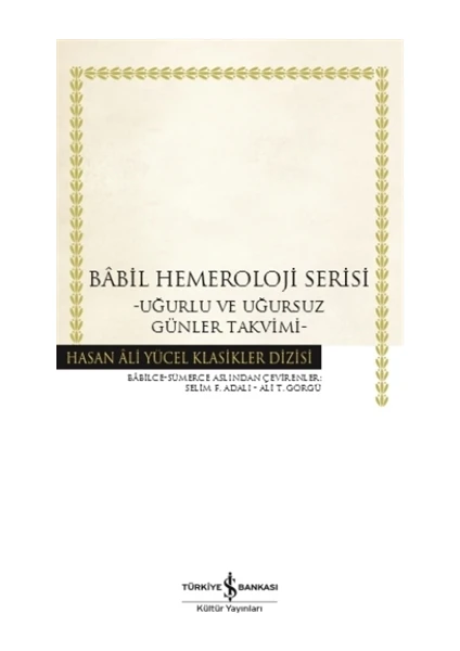 Babil Hemeroloji Serisi (Ciltli)