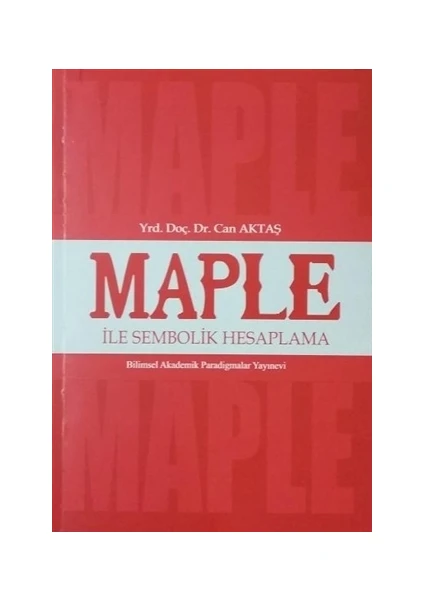 Maple ile Sembolik Hesaplama