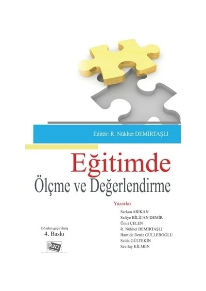 Anı Yayıncılık Eğitimde Ölçme ve Değerlendirme