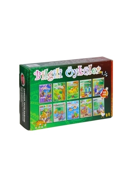 Bilgili Öyküler Seti (10 Kitap - Soru Kitapçığı)