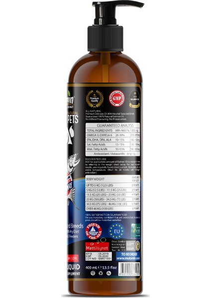 Norveç Somon Balık Yağı 1200 ml