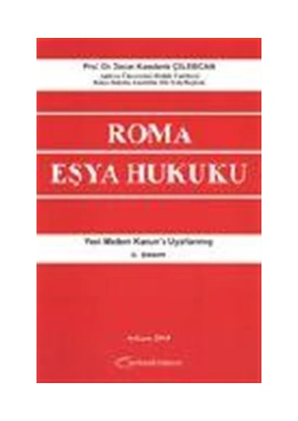 Roma Eşya Hukuku