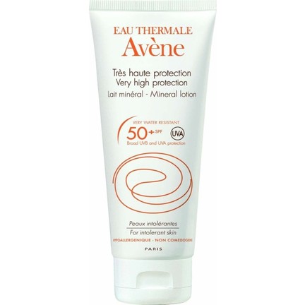 Avene Lait Mineral Lotion Spf 50 100 Ml Mineral Içerikli Güneş Koruma Kremi