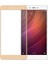 Xiaomi Redmi Note 4X Tam Kaplayan Fiber Nano Ekran Koruyucu Cam Altın 1
