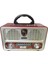 M111Bt Şarjlı Nostaljik Radyo Bluetootlu,Kumandalı Usb,Sd 1