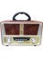 M112Bt Usb,Sd,Mp3,Bluetooth Şarjlı Nostaljik Radyo 1