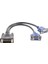 4966 Dvi-İ Vga Y Çoğaltıcı Çoklayıcı Switch Splitter Kablosu 2