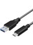 4644 Usb Type C 3.1 To Usb 3.0 Çevirici Dönüştürücü Adaptör Kablosu 30Cm 2