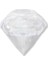 12 Adet 7 x 6, cm Elmas Plastik Kutu Piramit 1