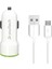 3.1 A Fast 2 Hızlı Araç Şarjı & Micro USB Şarj Kablosu 1
