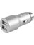 Swapp SW-C7 5V 3.1A Çift USB Silver Araç Şarj Cihaz 1