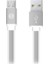 Swapp SW-C501 0.2m 2A Micro USB Metal Slim Beyaz Data+Şarj Kablosu 1