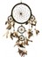Üç Gözlü Siyah Rüya Kapanı / Dreamcatcher 16,5 cm çap 1