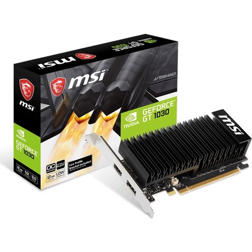 Msi VGA GeForce GT 1030 2GHD4 LP OC 2GB DDR4 64b DX12 PCIE 3.0 x16 1xDP)