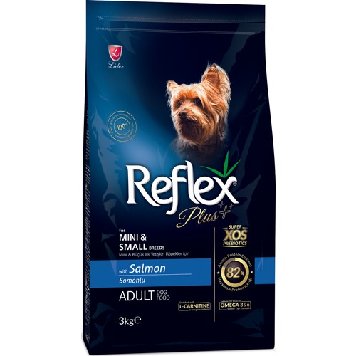 Reflex Plus Küçük&Mini Irk Somonlu Yetişkin Köpek Maması 3 Kg