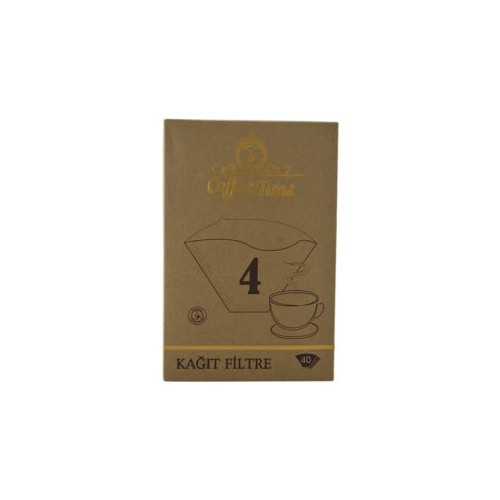 Coffee Time 4 Numara 40�lı Filtre Kahve Kağıdı Fiyatı