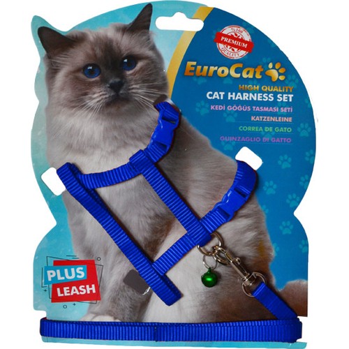 EuroCat Kedi Göğüs Tasması Mavi Fiyatı Taksit Seçenekleri