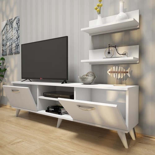 Rani A7 Duvar Raflı Tv Sehpası Kitaplıklı Tv Ünitesi Fiyatı