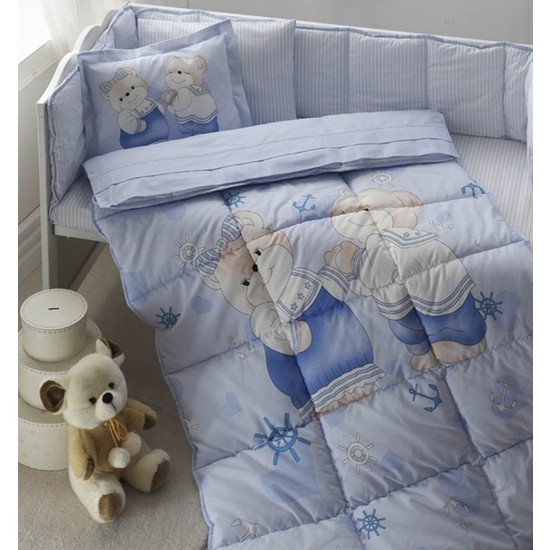 Özdilek Bear Toys Bebek Uyku Seti Mavi Fiyatı Taksit