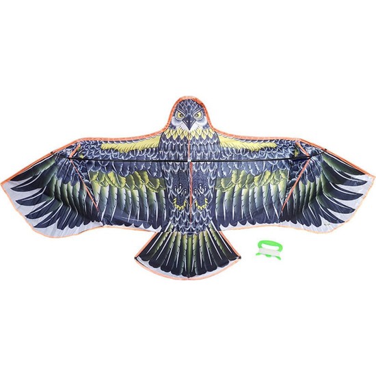 Hepsilazım Fiberglass 3D Kartal Eagle Kuş Desenli Uçurtma 180 cm