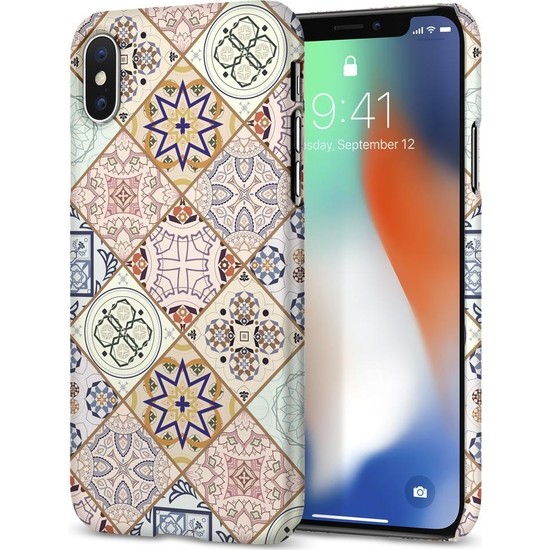 Spigen Apple iPhone XS / iPhone X Kılıf Thin Fit Design Edition Arabesque - 057CS22624
