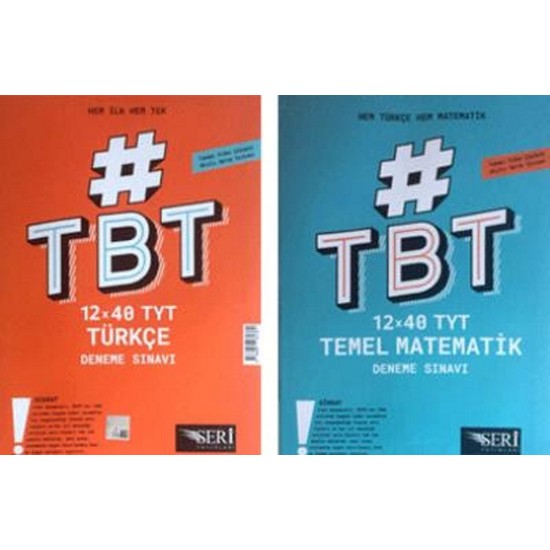Seri Tbt 12X40 Tyt Temel Matematik-Türkçe Deneme Sınavı