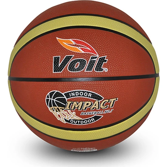 Voit İmpact Kahverengi-Beyaz Basketbol Topu N7