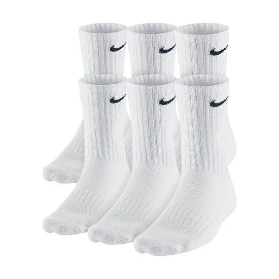 Nike SX5171100 Beyaz 6'lı Çorap Seti