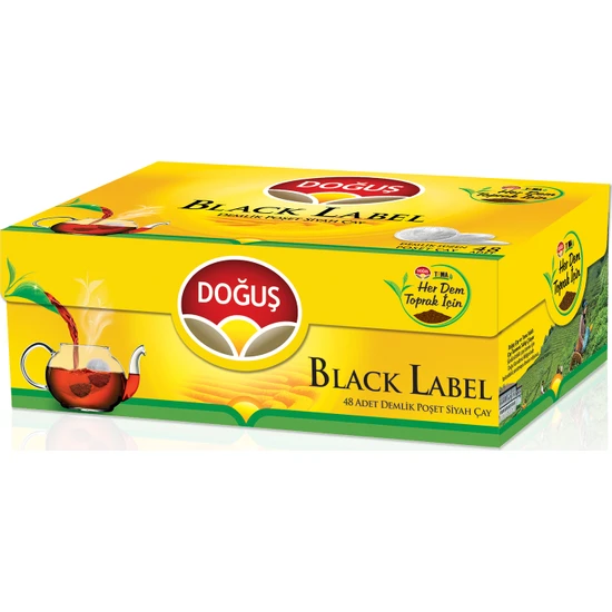 Doğuş Black Label Demlik Poşet Çay 48'li 153 gr