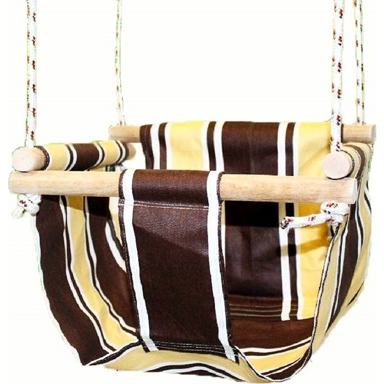Atlantis Ahşap Bebek Salıncağı Çocuk Hamağı Beşiği Hamak