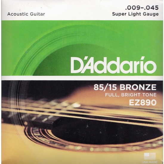 Daddario EZ890 Akustik Gitar Teli
