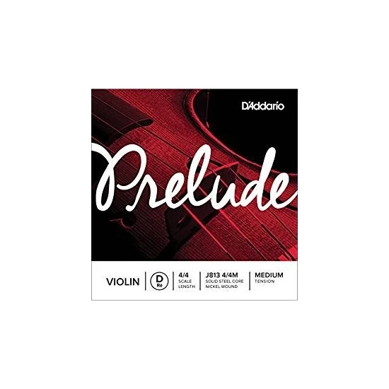 D'Addario J813 4/4M Prelude D Keman Teli (Re)