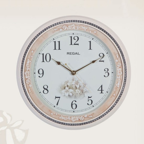 Regal 8131 WI Kabartma Süslemeli Beyaz Duvar Saati Fiyatı Regal 8131 WI Kabartma Süslemeli Beyaz Duvar Saati Fiyatı